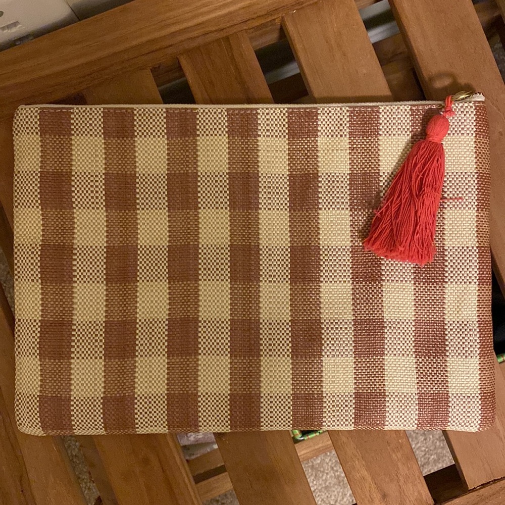 ❌Madewell Gingham Clutch Cosmetic Bag - Picture 3 of 6